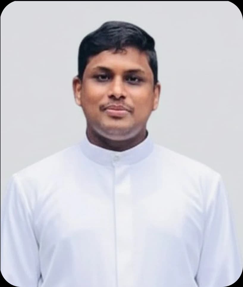 Portrait of Rev. Fr. Chamika Nipun SJ