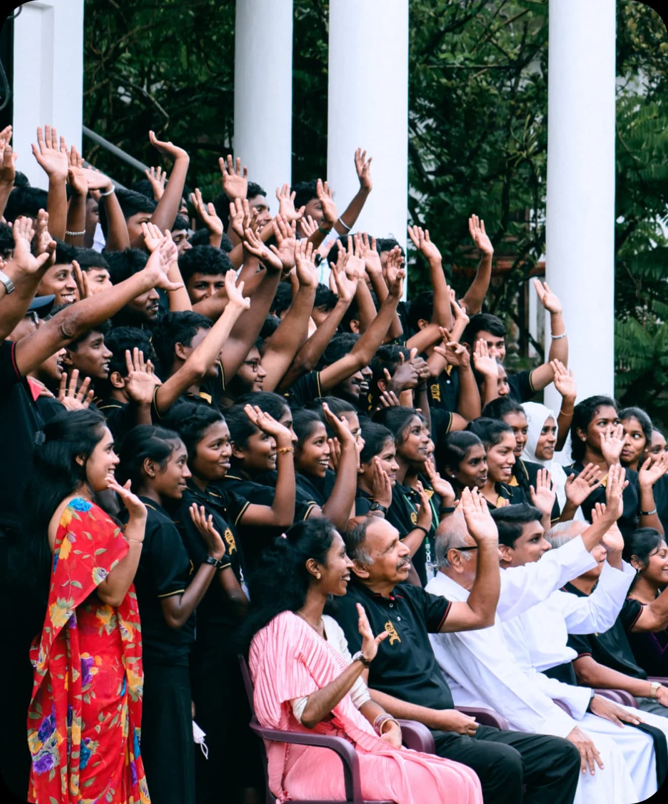 Students at Cholankanda Youth Training Centre